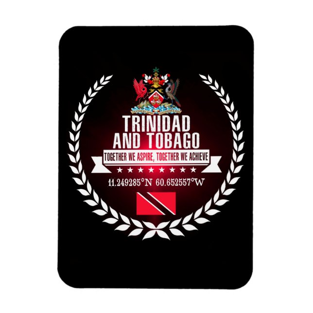 Trinidad und Tobago Magnet (Vertikal)
