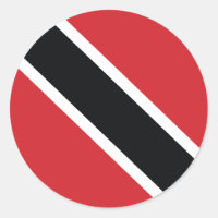 Trinidad und Tobago Nationalflaggen-Aufkleber