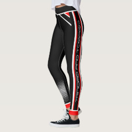 Trinidad und Tobago on (Rotes Weiß Schwarz) Leggings