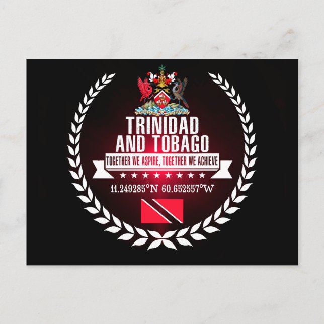 Trinidad und Tobago Postkarte (Vorderseite)