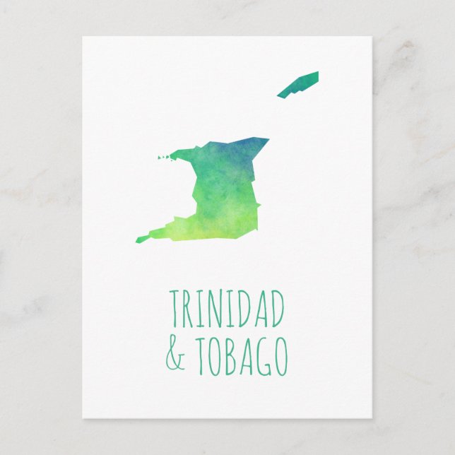 Trinidad und Tobago Postkarte (Vorderseite)
