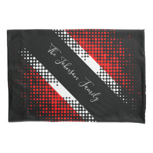 Trinidad und Tobago-Punktmusterflagge Familienna Kissenbezug