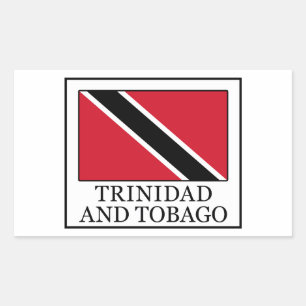 Trinidad und Tobago Rechteckiger Aufkleber