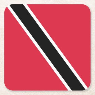 Trinidad und Tobago Rechteckiger Pappuntersetzer