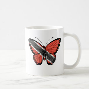 Trinidad und Tobago-Schmetterlings-Flagge Kaffeetasse
