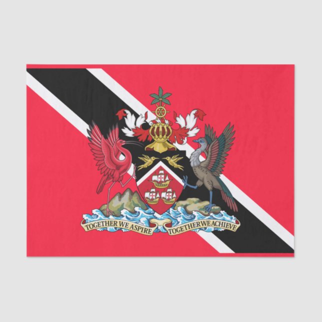 Trinidad und Tobago Seidenpapier (Vorderseite)