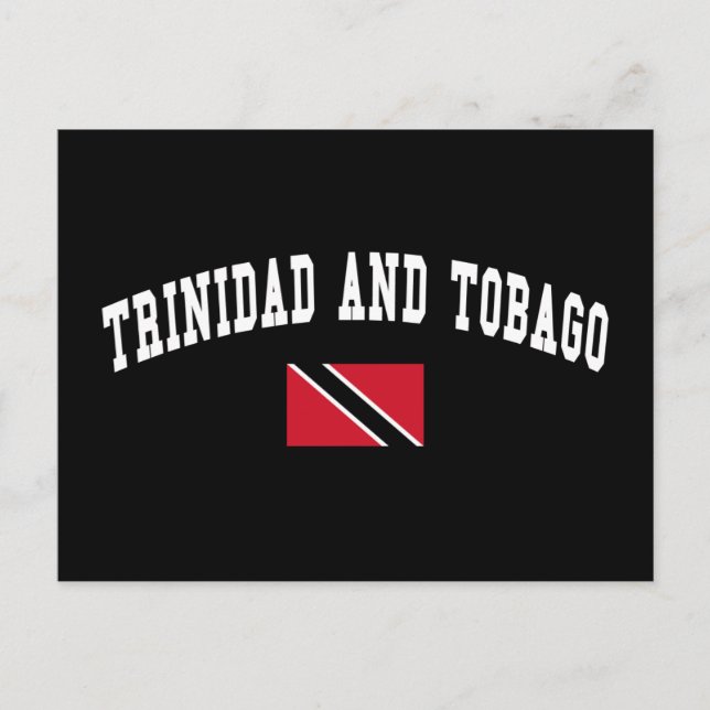 Trinidad und Tobago Style Postkarte (Vorderseite)