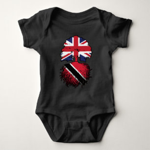 Trinidad und Tobago Trinidadian British UK Tree Baby Strampler