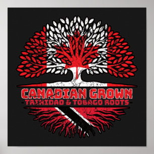 Trinidad und Tobago Trinidadian Kanada Poster