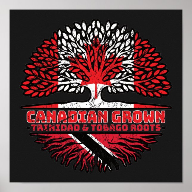 Trinidad und Tobago Trinidadian Kanada Poster (Vorne)