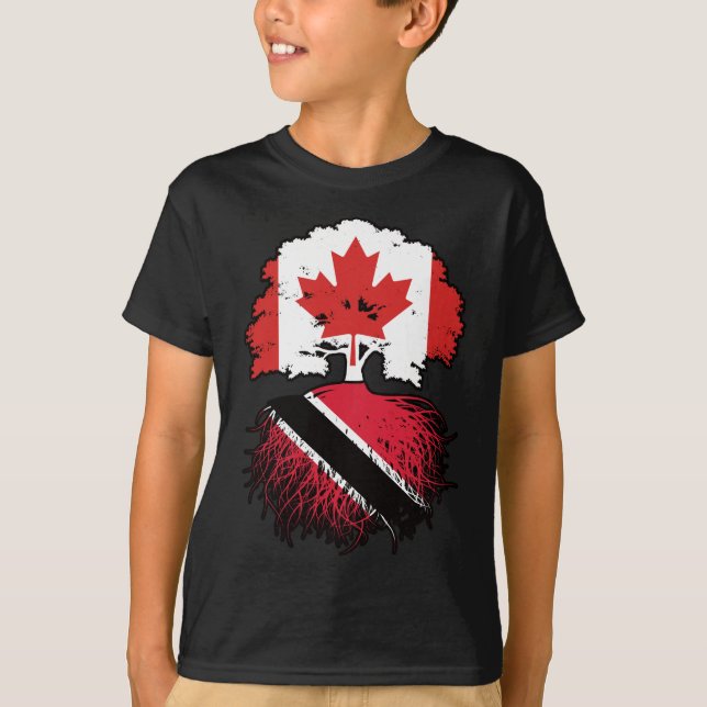Trinidad und Tobago Trinidadian Kanada T-Shirt (Vorderseite)