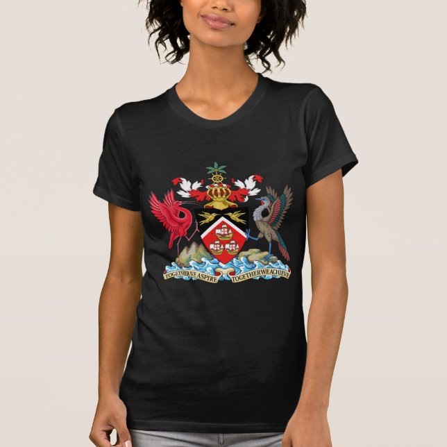 Trinidad und Tobago-Wappen T-Shirt (Vorderseite)