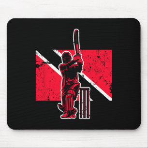 Trinidad und Togo Cricket Mousepad