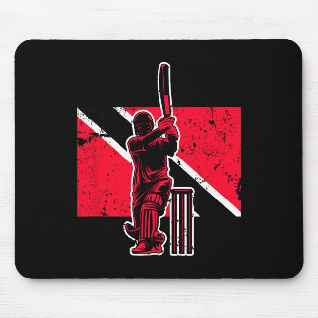Trinidad und Togo Cricket  Mousepad (Vorne)