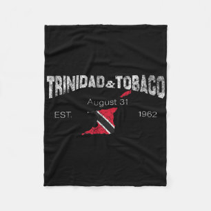 Trinidad und Togo Unabhängigkeitstag Fleecedecke