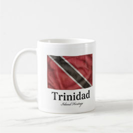 Trinidad Vintage-Flagge | Karibisches Erbe Kaffeetasse