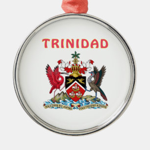 Trinidad-Wappen Ornament Aus Metall