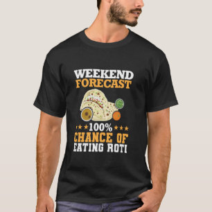 Trinidadian Food Roti Flatbread Trinidad und Tobag T-Shirt
