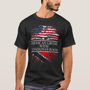 Trinidadian Roots Flag Trinidad und Tobago T-Shirt