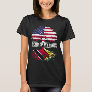 Trinidadisch-Guyana-Mischung Stolz auf meine Wurze T-Shirt