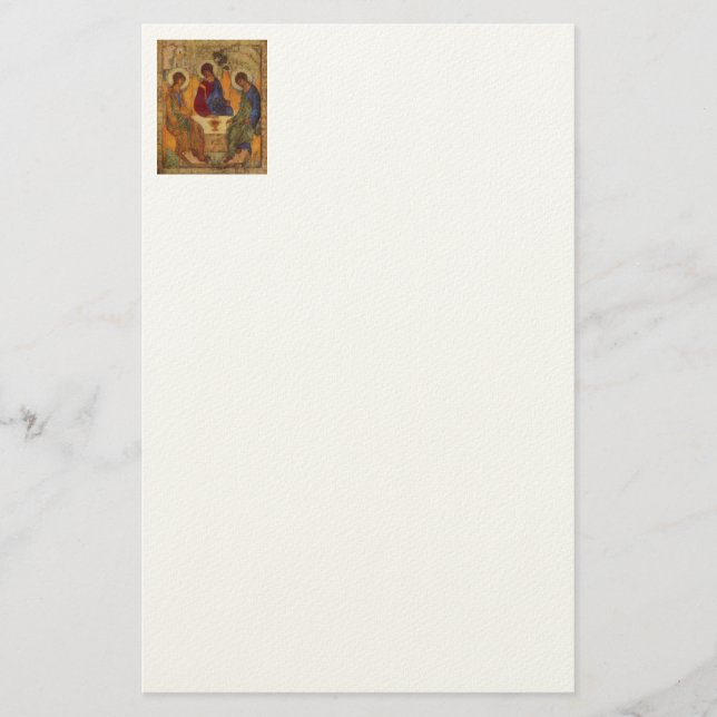 Trinitätsengel bei Mamre Briefpapier (Vorderseite)