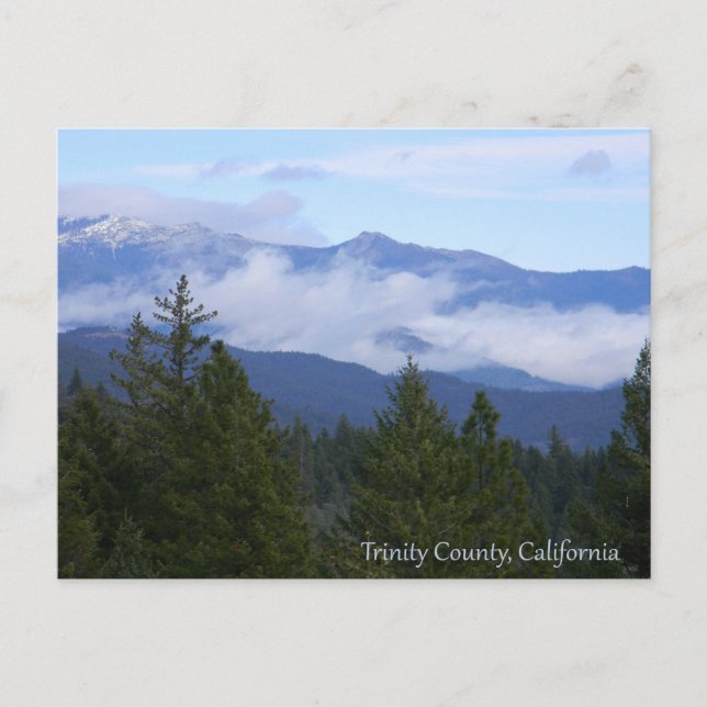 Trinity Alps im Frühling.... Postkarte (Vorderseite)