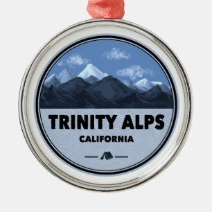 Trinity Alps Kalifornien Camping Ornament Aus Metall