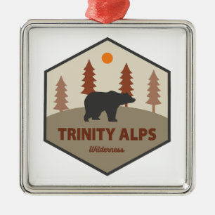 Trinity Alps Wilderness Kalifornien Bär Ornament Aus Metall