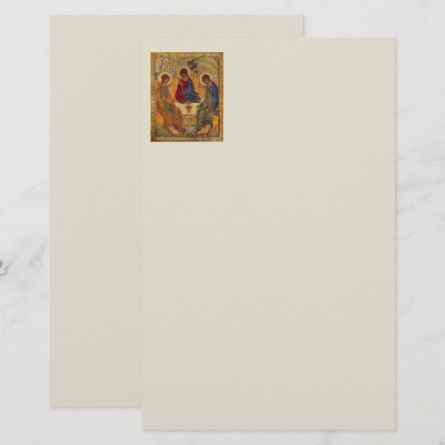Trinity Angels at Mamre Stationery Briefpapier (Vorne/Hinten)