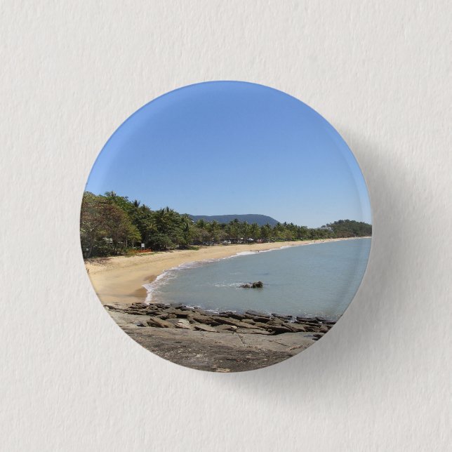 Trinity Beach - Australien Abzeichen Button (Vorderseite)
