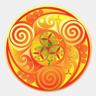 Trinity Bui Runder Aufkleber