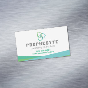 Trinity Chat Bubbles Magnetische Visitenkarte