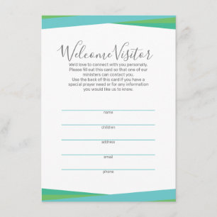 Trinity Chat Bubbles Visitenkarte Begleitkarte