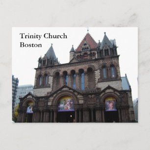 Trinity Church Boston Postkarte