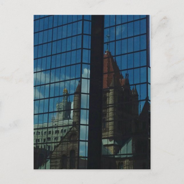Trinity Church/John Hancock Tower Postcard Postkarte (Vorderseite)