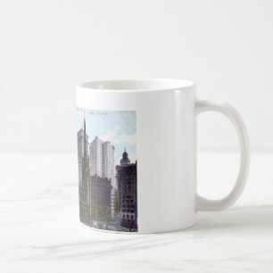 Trinity Church, New York City 1912 Vintage auf Deu Tasse