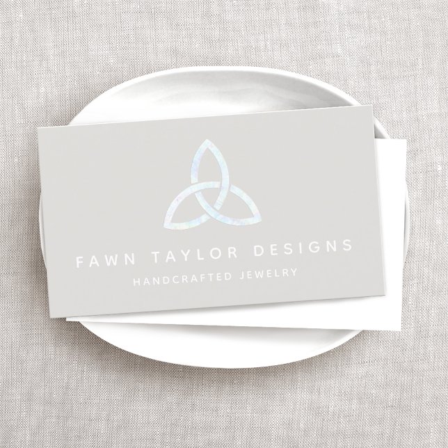 Trinity Knot Celtic Symbol Visitenkarte (Von Creator hochgeladen)