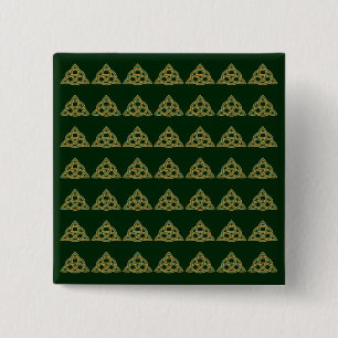 Trinity Knot Grüne Knöpfe Button