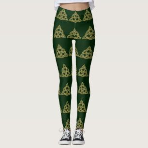 Trinity Knot Grüne Leggings