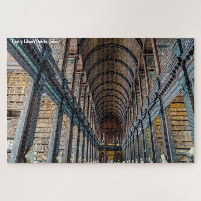 Trinity Library Dublin Ireland Jigsaw Puzzle (Horizontal)