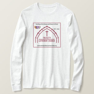 Trinity Lutheran White Adult Long Shirt