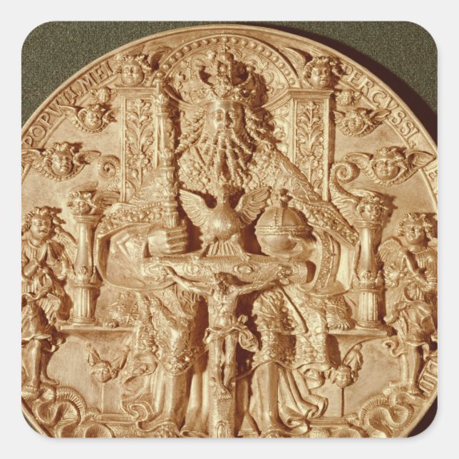 Trinity Medal, Neufassung Quadratischer Aufkleber (Vorderseite)