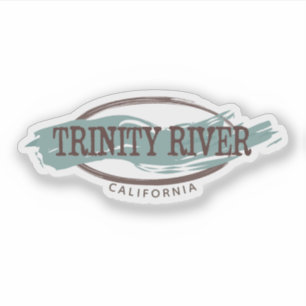Trinity River California mit Graphic Aufkleber