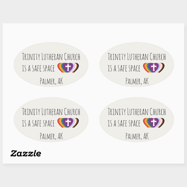 Trinity Safe Space Sticker Set  (Blatt)