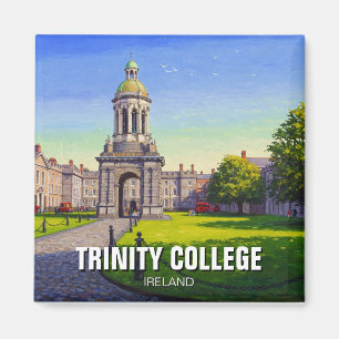 Trinity Uni Dublin Ireland Travel Magnet