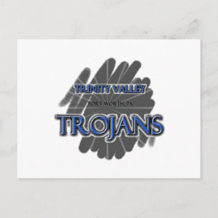 Trinity Valley School Trojans - Fort Worth, TX Postkarte