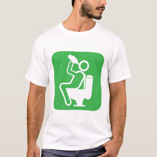 Trink Alkohol Toilettenalkohol Toilettentoiletten  T-Shirt