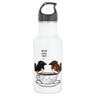 Trink deinen Tee! Edelstahlflasche