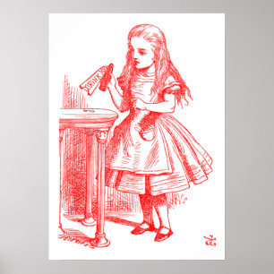 Trink mich (Alice) Poster
