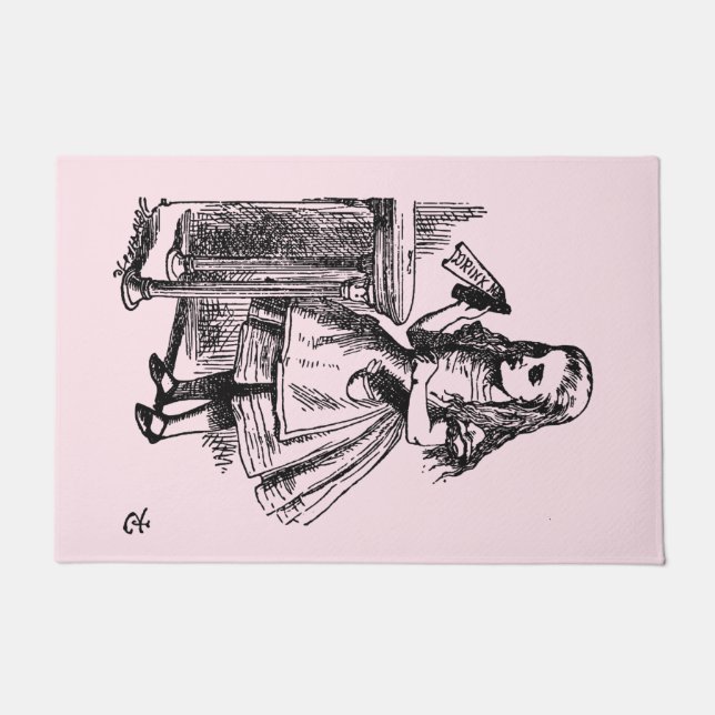 Trink mich (Alice's Adventures in Wonderland) Fußmatte (Vorderseite)